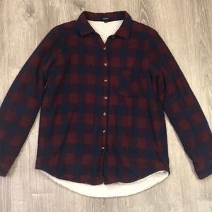 Thick Fleece Insulated Flannel Shirt